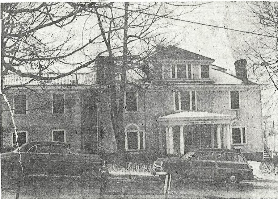 1954 newsprint photo of Garner Hous 1954 newsprint photo of Garner Hous